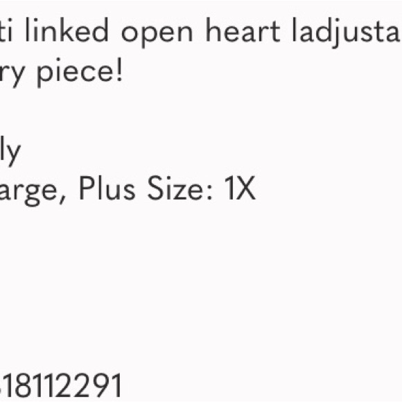 NEW Chain Belt Silver Multi Links Open Hearts Body Chain Belt - Picture 5 of 5